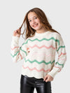 Striped Zigzag Pullover