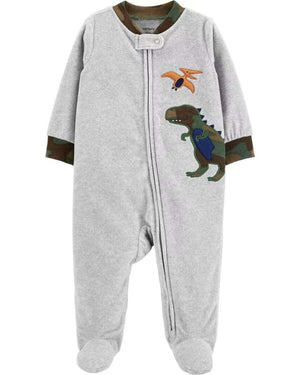 Dinosaur Fleece Sleepsuit