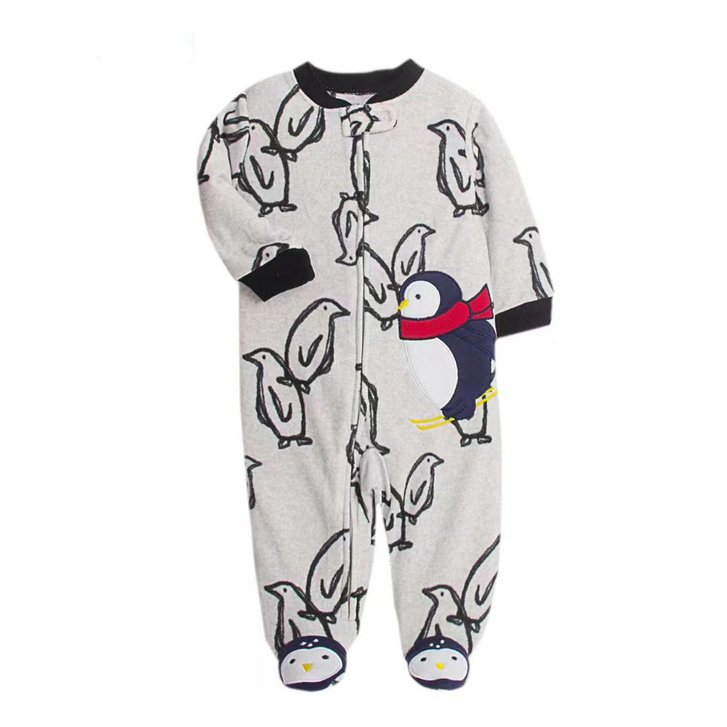 Penguin Fleece Sleepsuit