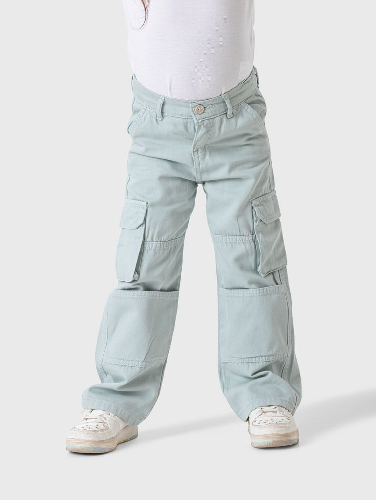 Cargo Wide Gabardine Pants