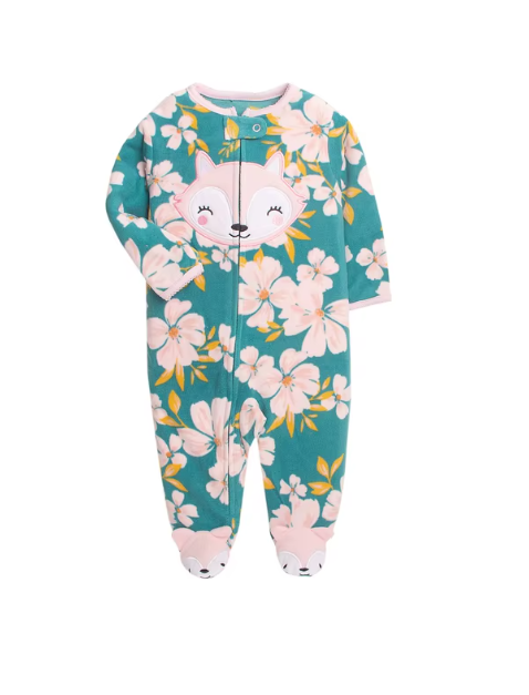 Fox Fleece Sleepsuit