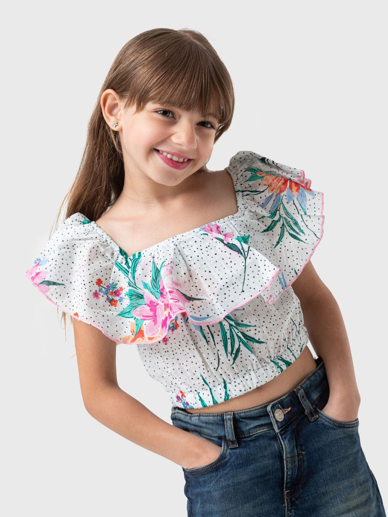 Floral Off Shoulder Blouse