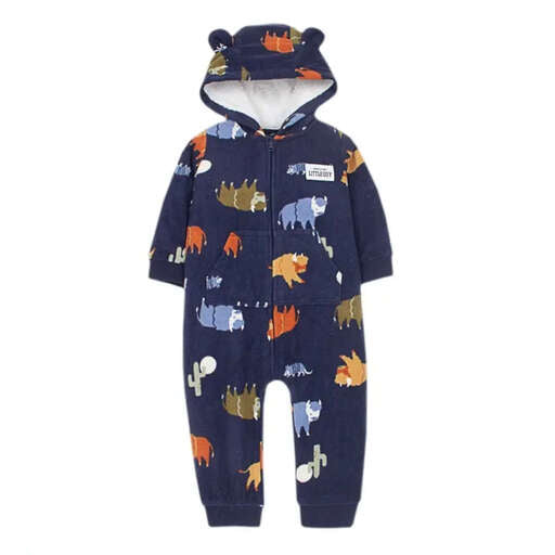 Animals Fleece Sleepsuit