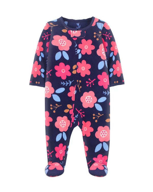 Floral Fleece Sleepsuit