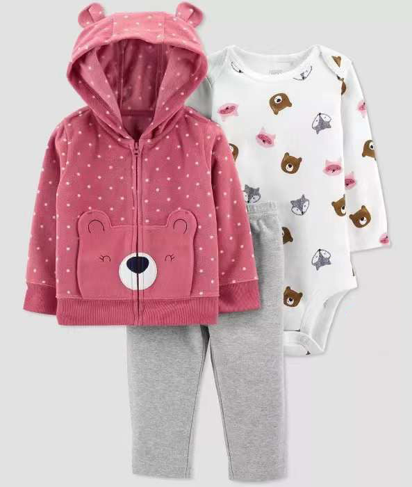 Dotted Bear 3pcs Set