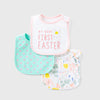 First Easter 3PCS Bibs