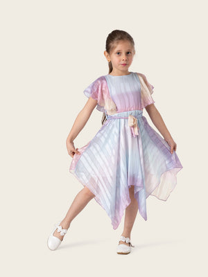 Ruffles Colorful Dress