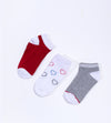 Hearts 3pcs Socks