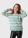 Striped Zigzag Pullover