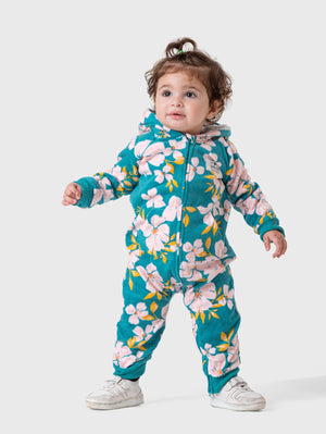 Flower Fleece Sleepsuit