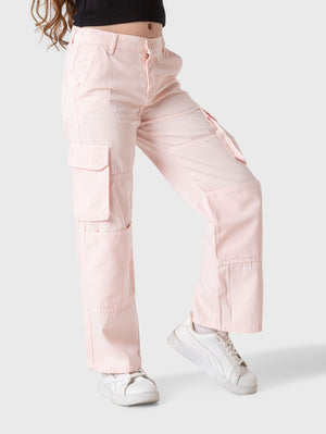 Cargo Wide Gabardine Pants