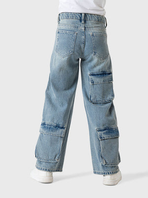 Wide Two Lines Jeans