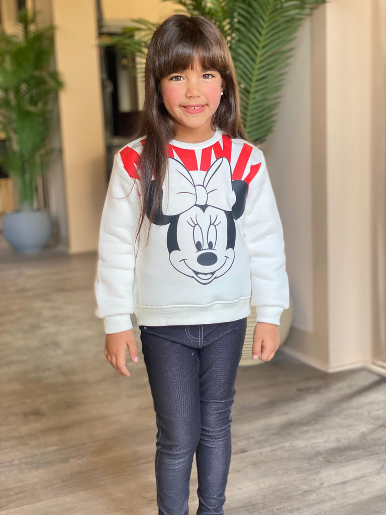 Minnie Face Sweatshirt