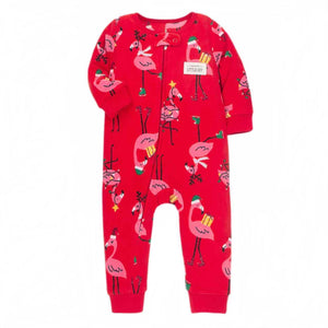 Flamingo Fleece Sleepsuit