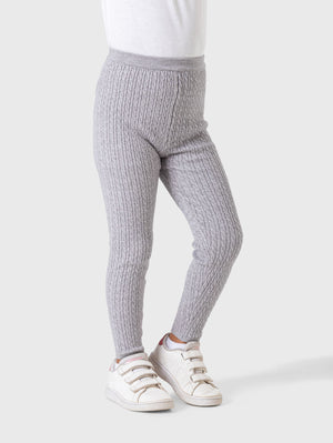 Braids knitted legging