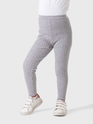 Braids knitted legging