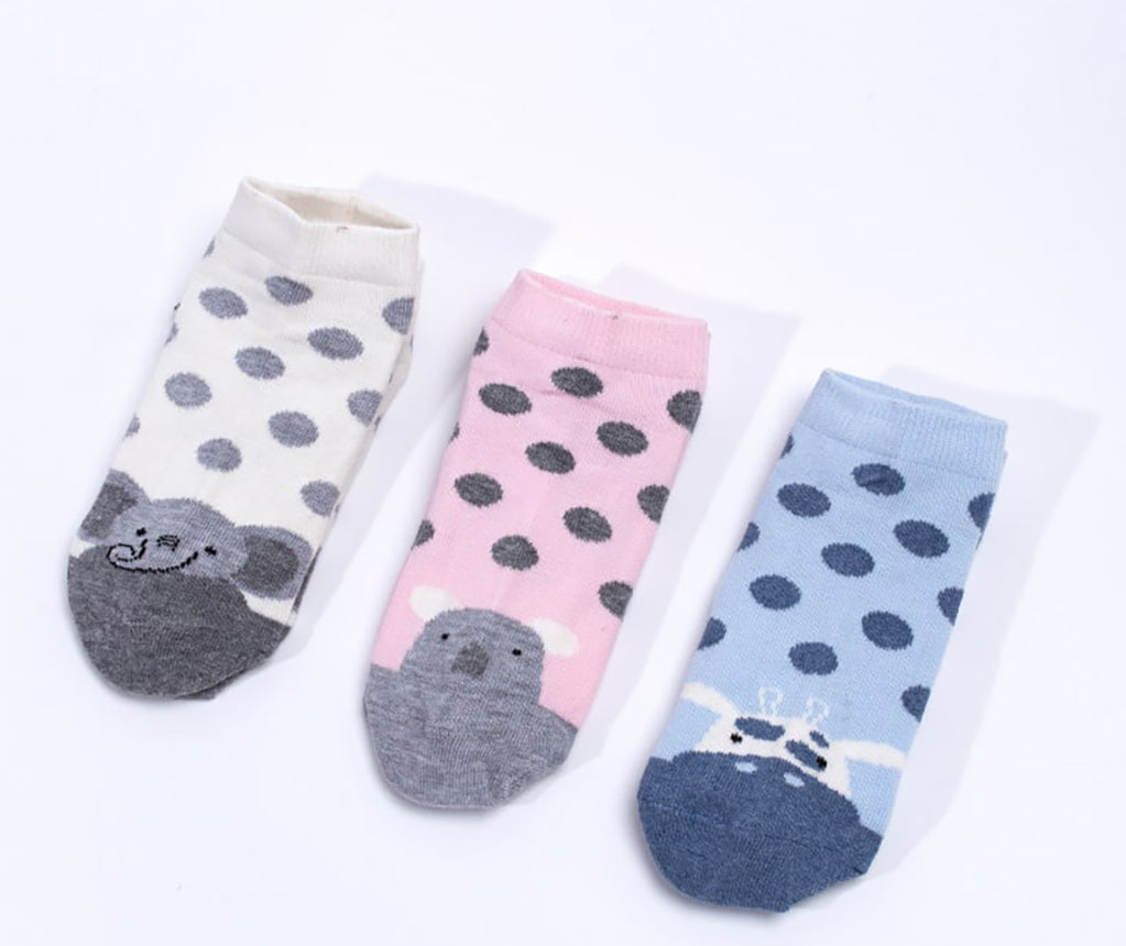 Dotted 3pcs Socks