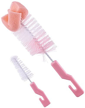 Bottle and nipple cleaning brush/bag